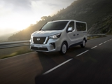 Nissan Primastar Van driving through mountains 